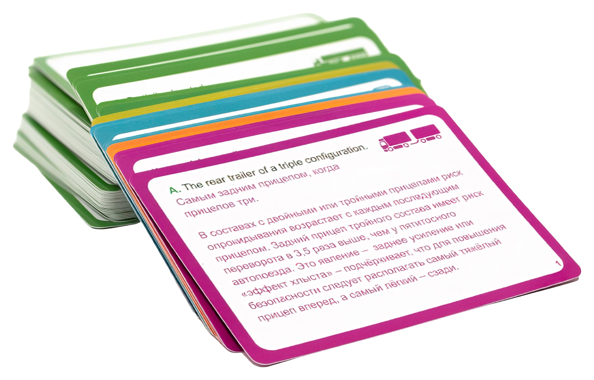 CDL Flash cards with Russian translate